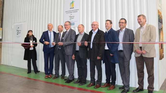 Le 16 octobre, à Dieulouard (Meurthe-et-Moselle), lors de l’inauguration de leur nouvel équipement Thermoseed, les représentants d’Epilor ont accueilli adhérents, multiplicateurs de semences et représentants d’organisations agricoles de la région. © D. Péronne